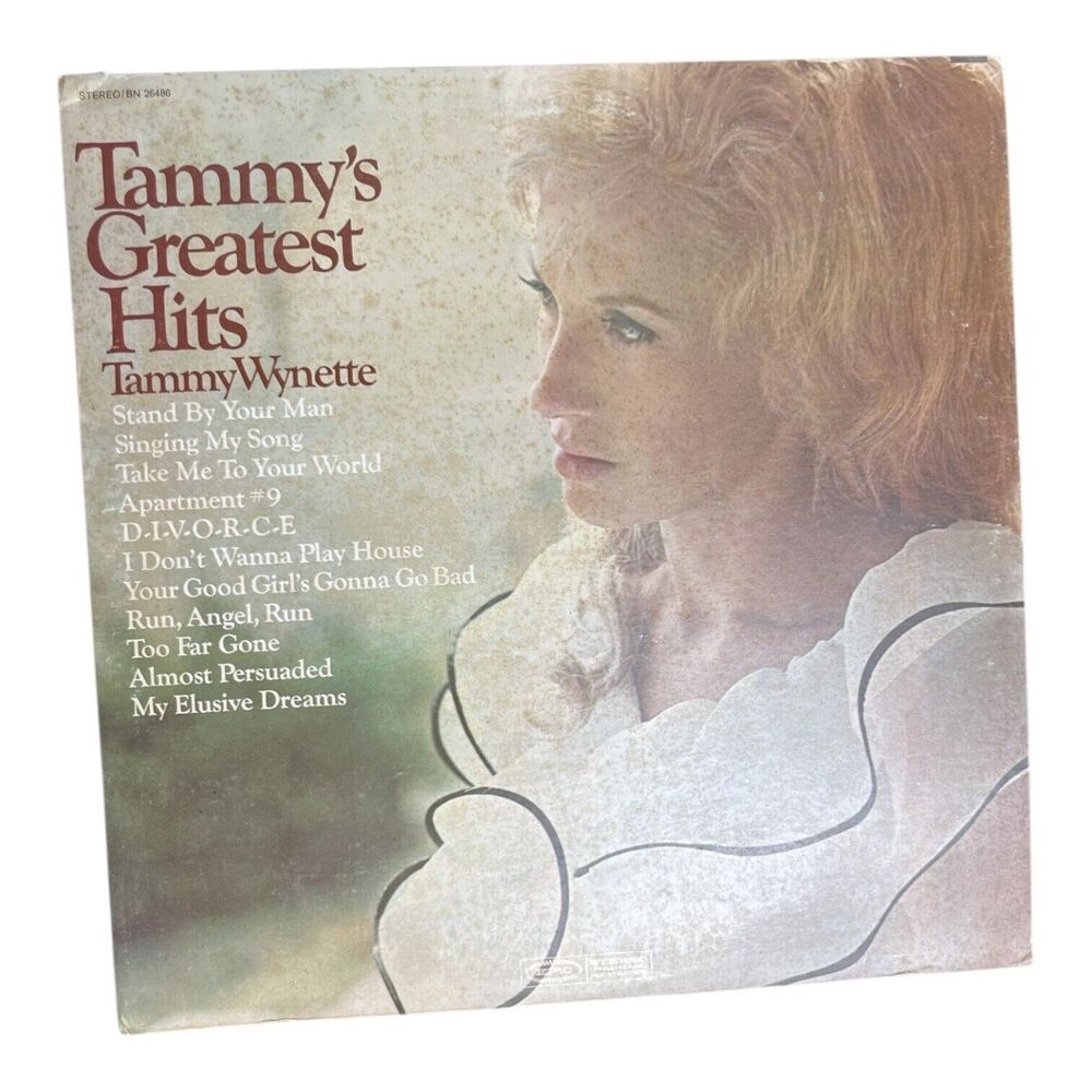 Tammy Wynette Vinyl LP Tammy's Greatest Hits 1969